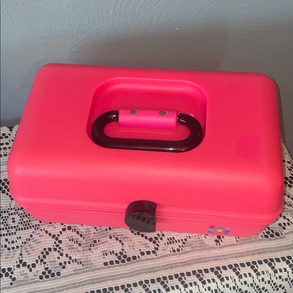 Caboodles Hot Pink Makeup Organizer Case